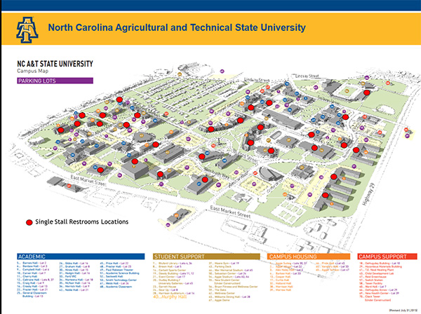 NC State University Campus Map