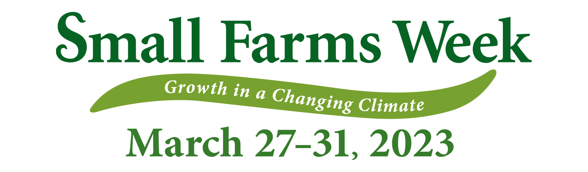 Small Farms Week Logo