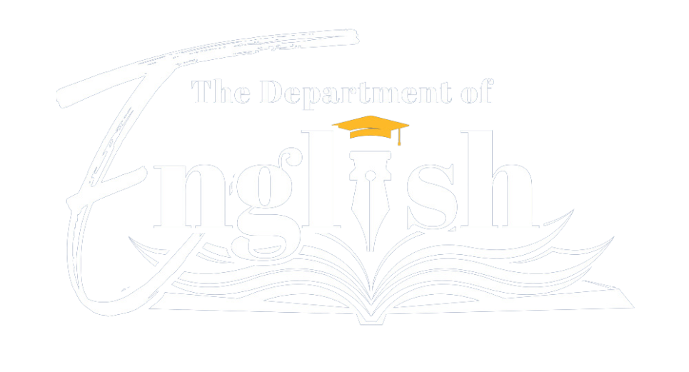 English logo white