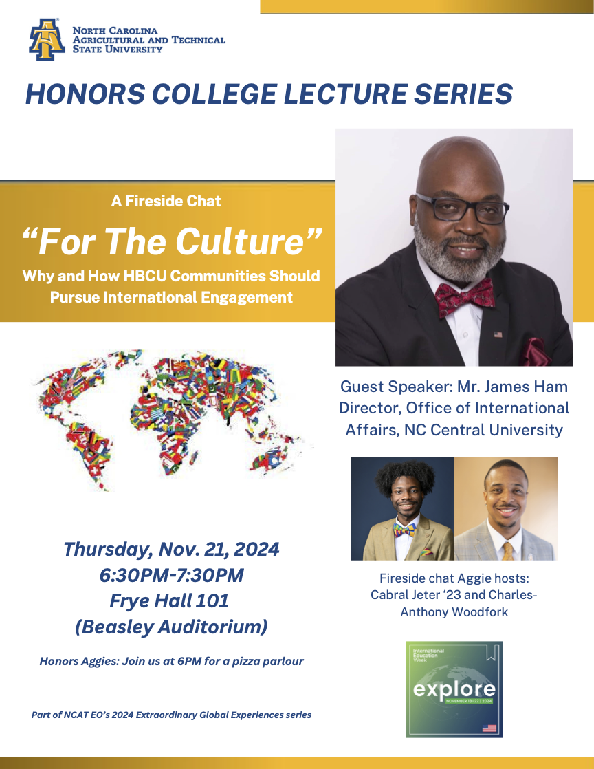 For The Culture Lecture Series flyer