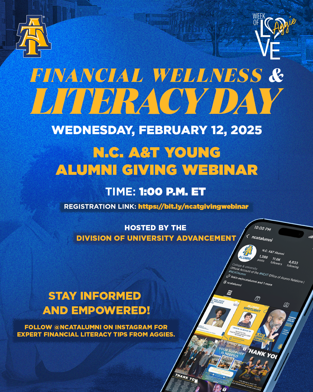 financial and wellness literacy day flier