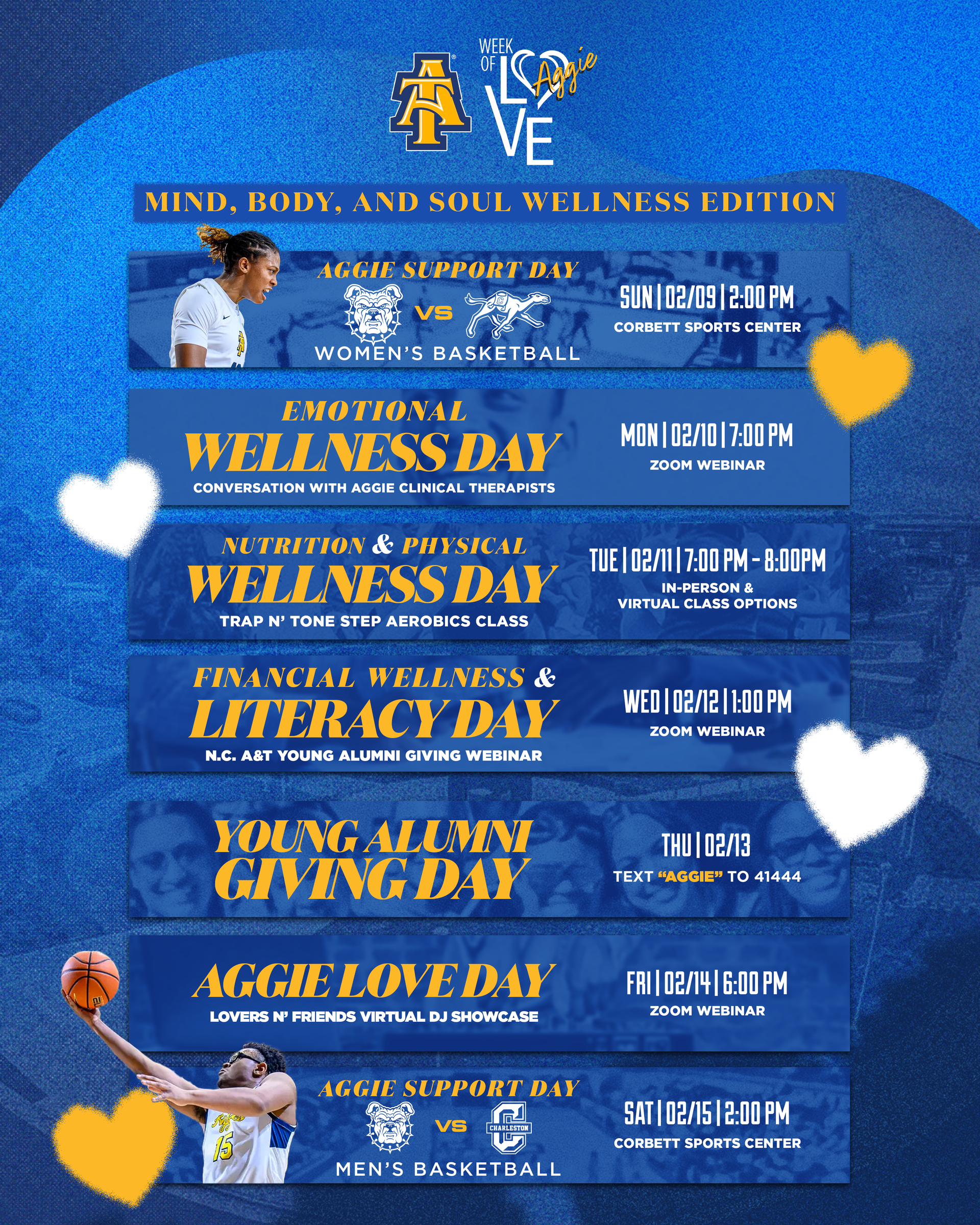 Week of Love schedule of events