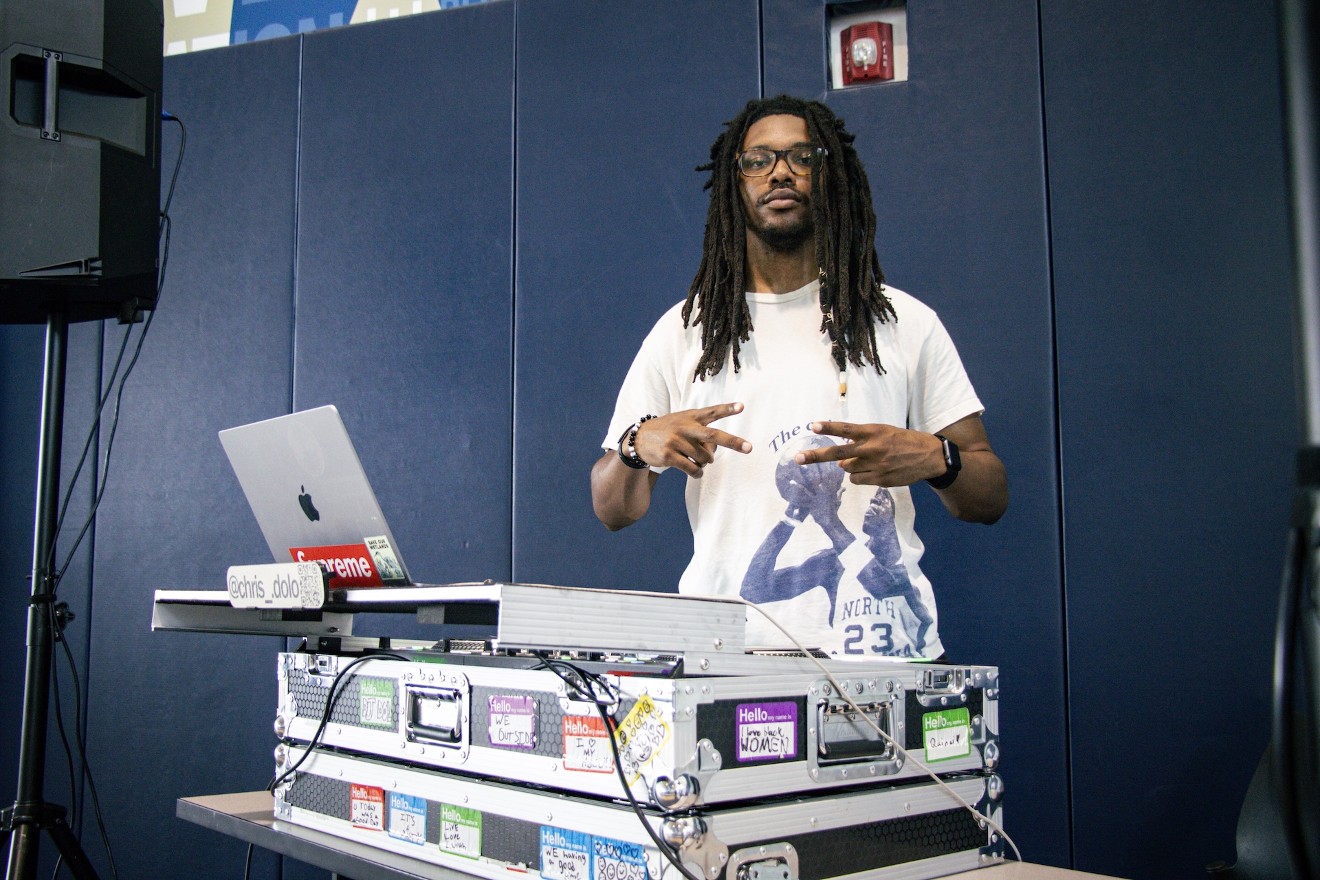 Live DJ at CRC's welcome week event