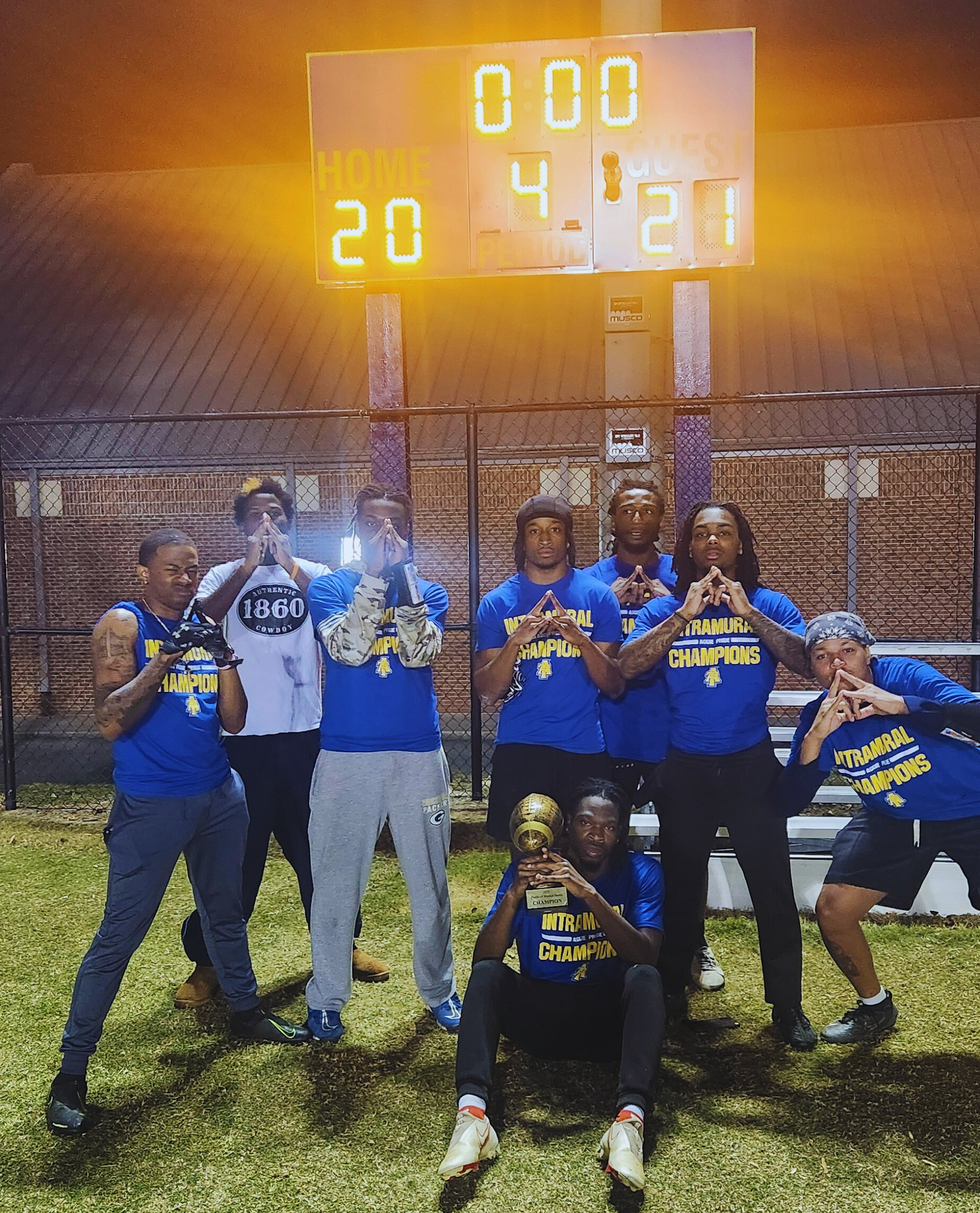 2025 Intramural Flag Football Team Champions