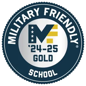 Awarded Military Friendly Gold Status 2024-2025