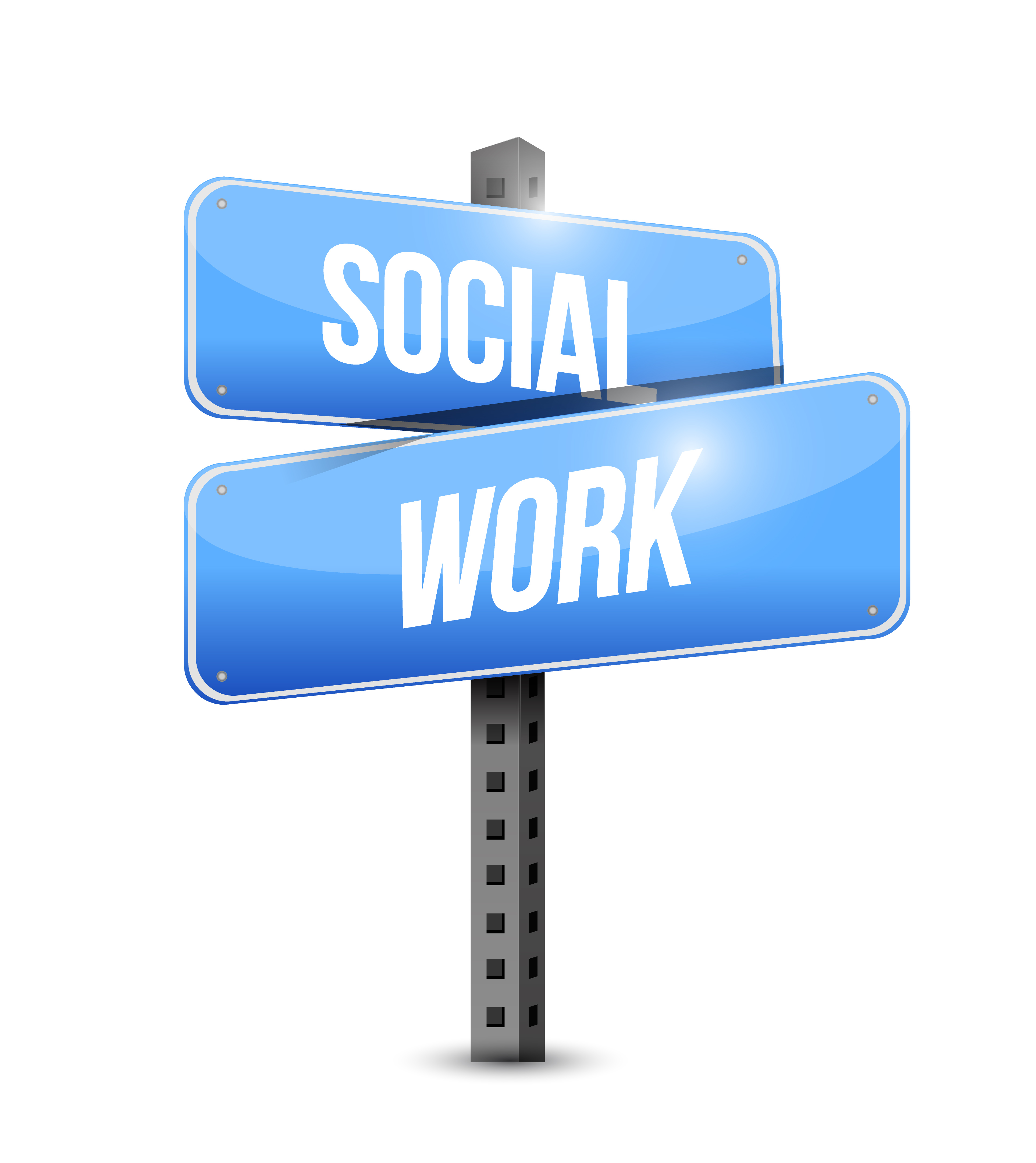 Social Work directional sign
