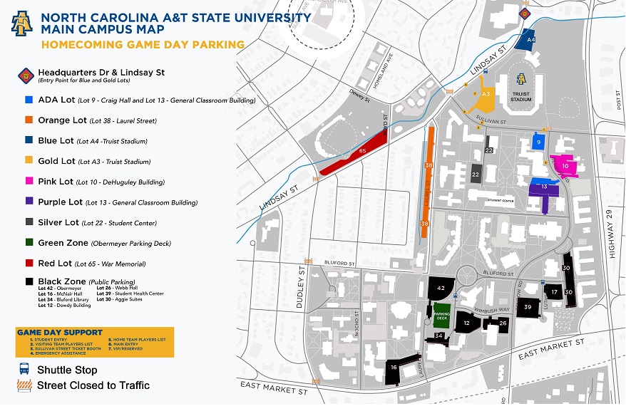 Ncat Map Of Campus