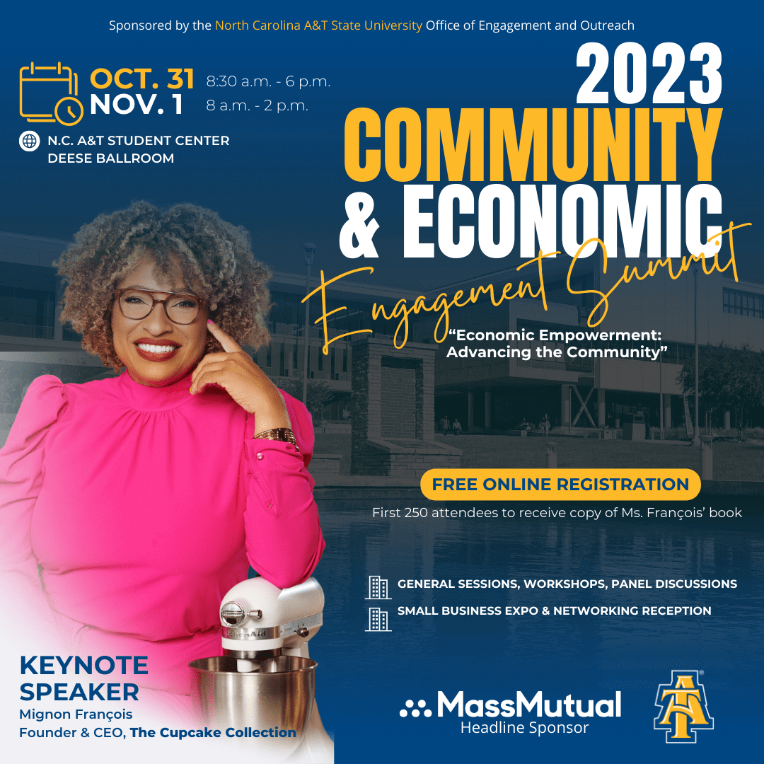 2023 Community & Economic Engagement Summit flyer