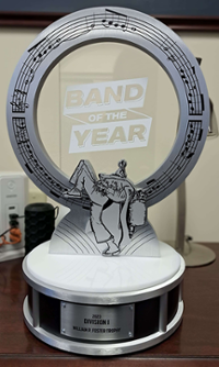 Division I HBCU Band of the Year trophy for 2023