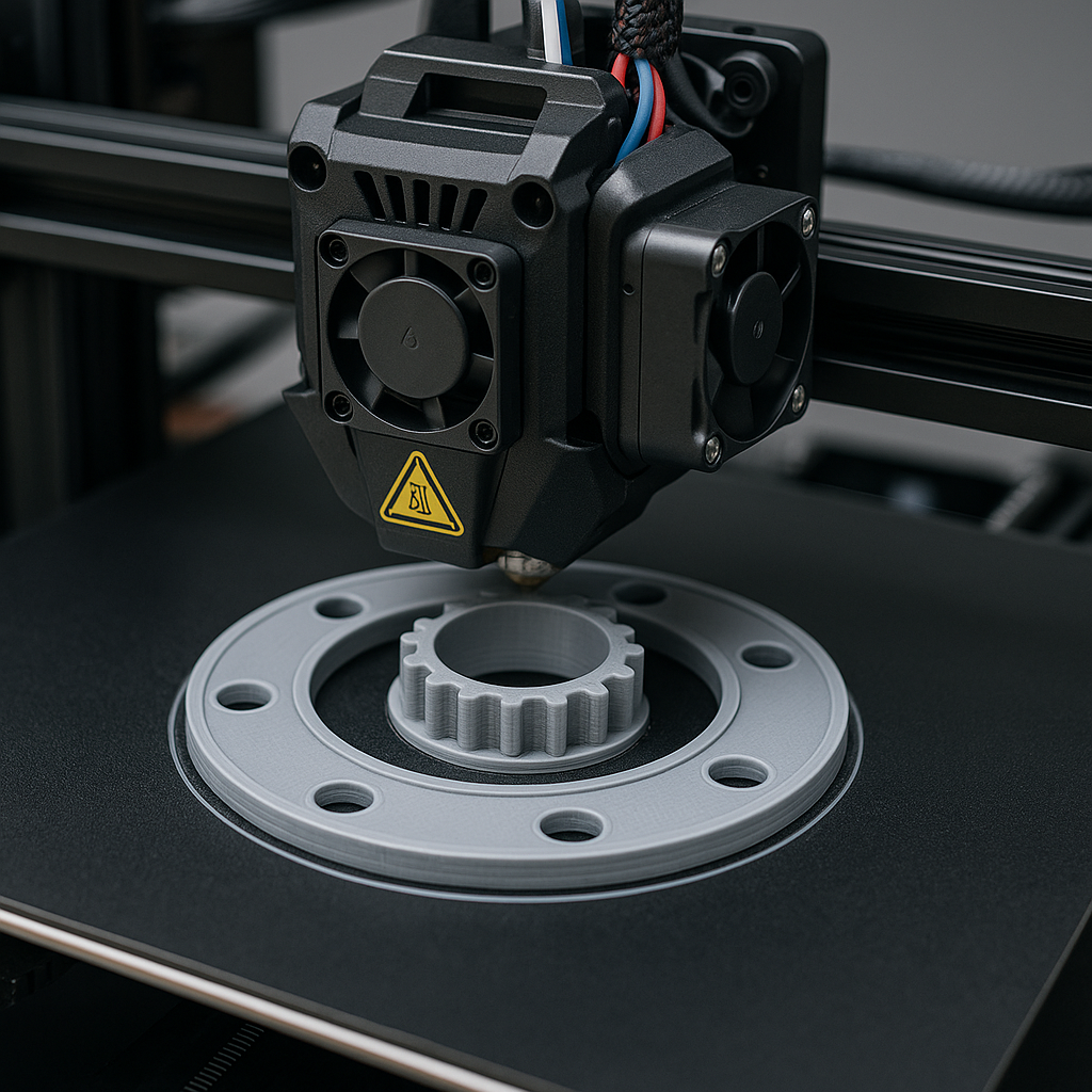 3d printer printing gear